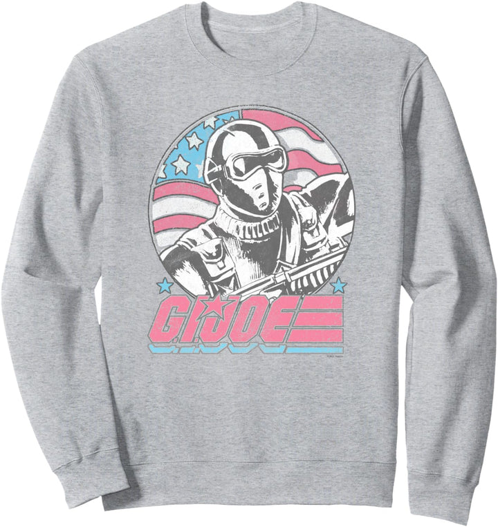 G.I. Joe Fourth Of July Snake Eyes Circle Portrait Sweatshirt