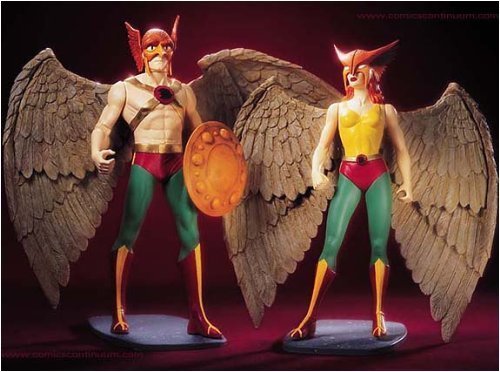Hawkman & Hawkgirl Deluxe Action Figure Set by DC Direct