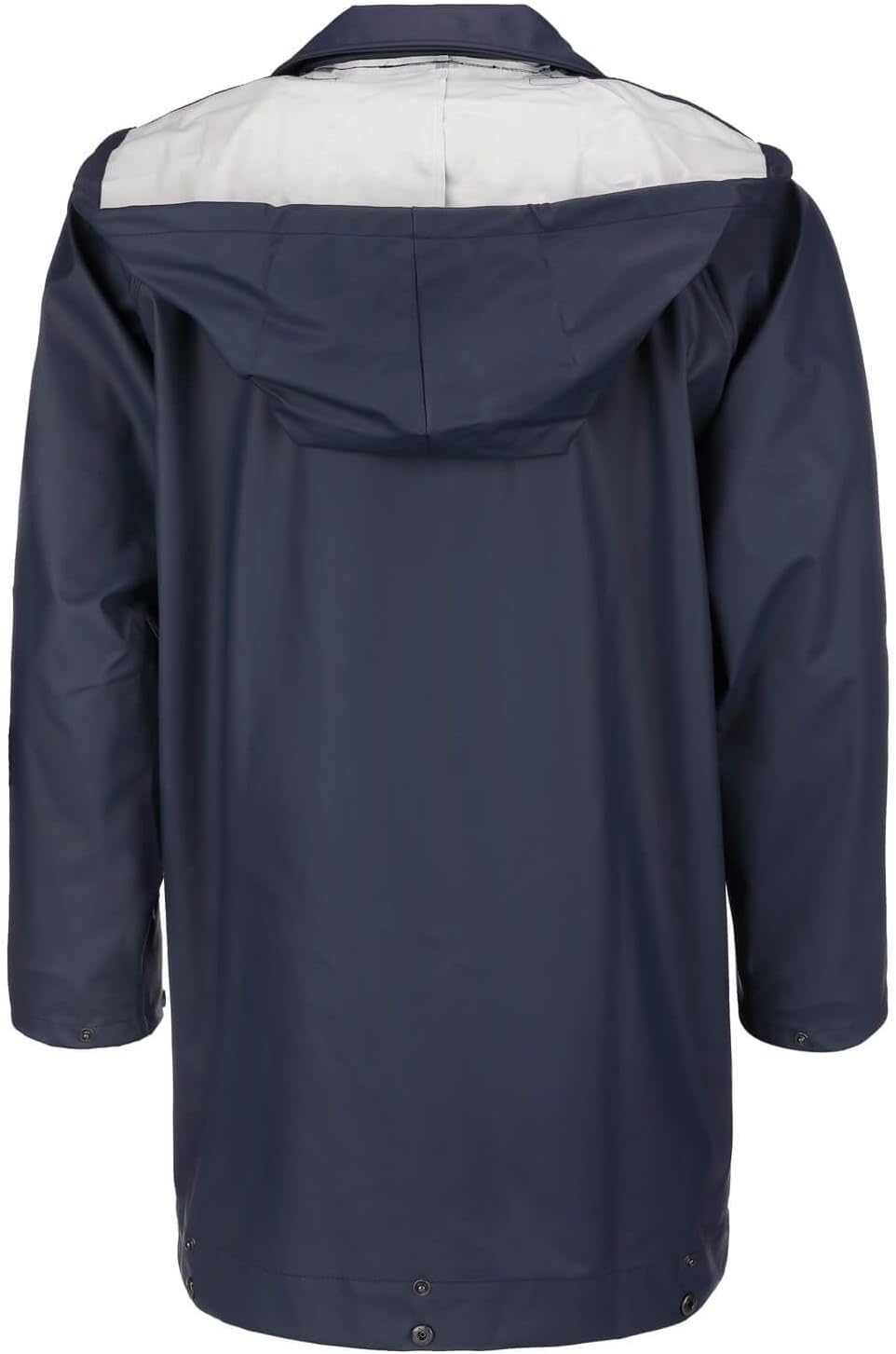 modAS Unisex PU-Regenanzug Profi - Set aus Regenjacke und Regenhose winddicht wasserdicht S Navy, S