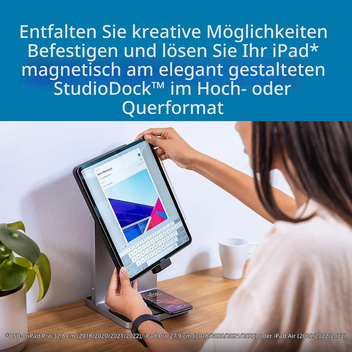 Kensington StudioDock iPad Pro Stand - Verstellbare Tablet-Halterung für iPad Pro 11 und iPad Air 20