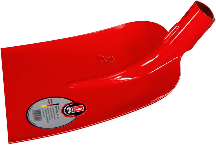 Holsteiner Sandschaufel | ohne Stiel | rotes Schaufelblatt 270×250 mm, gehärtet, pulverbeschichtet,