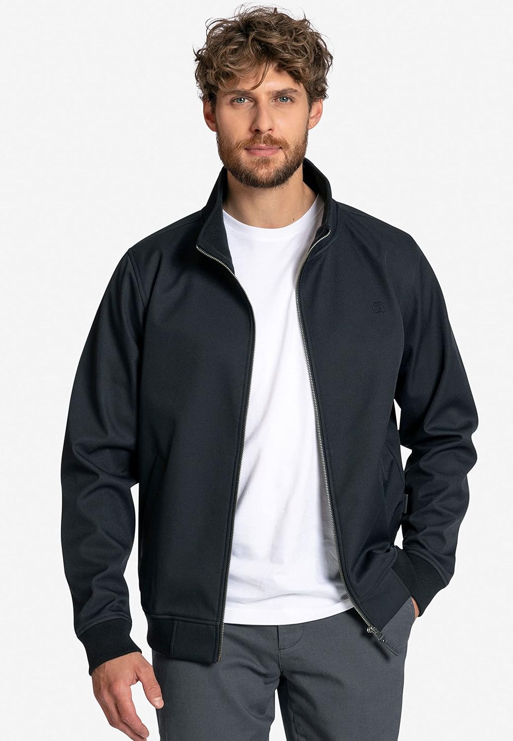 ELKLINE Herren Softshelljacke Softwear Blouson XXL Schwarz, XXL Schwarz