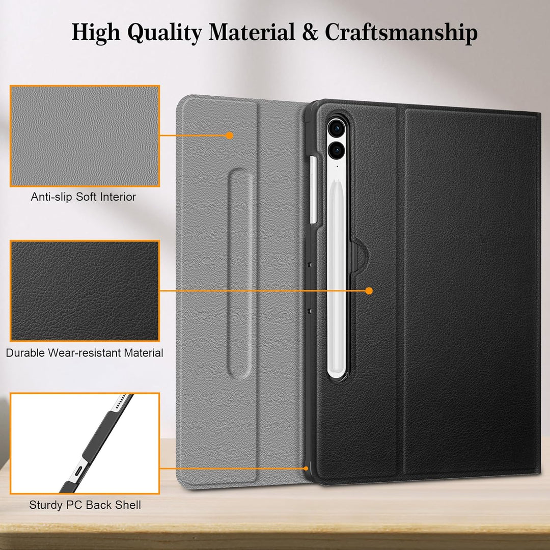 Fintie Tastatur Hülle für Samsung Galaxy Tab S10+ Plus/S9 FE+ Plus/S9+ Plus 12.4 Zoll Tablet, Keyboa