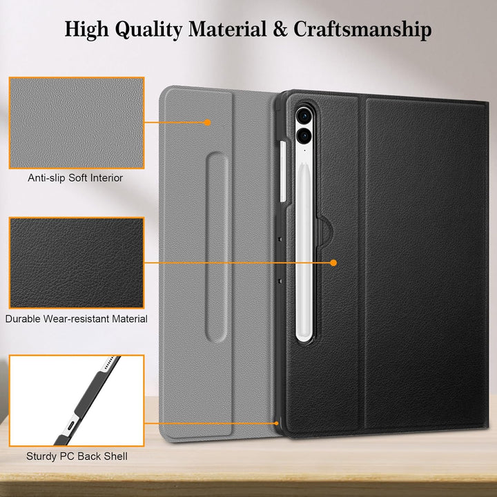 Fintie Tastatur Hülle für Samsung Galaxy Tab S10+ Plus/S9 FE+ Plus/S9+ Plus 12.4 Zoll Tablet, Keyboa