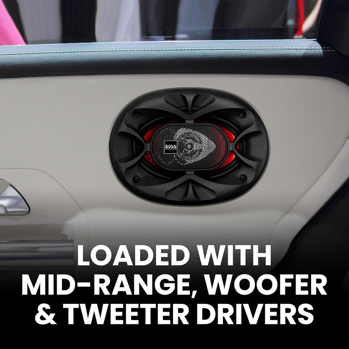 BOSS AUDIO CH4620 Chaos Exxtreme 4 Serie 2-Wege Lautsprecher 200 Watt 4x6 200W, 4x6 200W