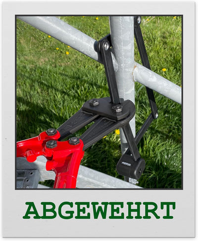 Widder Extrem sicheres Faltschloss Fahrrad [Titan-Stahl Level 15] - Fahrradschloss hohe Sicherheit 9