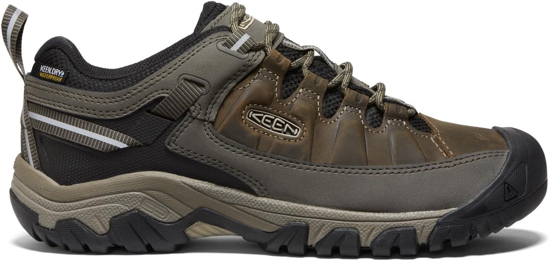 KEEN Herren Targhee 3 Waterproof Wanderschuh 41 EU Bungee Cord Schwarz, 41 EU Bungee Cord Schwarz