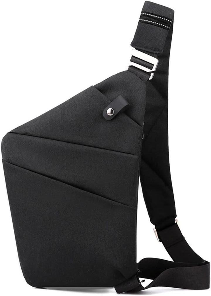 FANDARE Anti-Diebstahl Brusttasche Herren Sling Crossbody Pack Umhängetaschen Schultertasche Bauchta