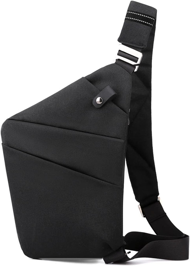 FANDARE Anti-Diebstahl Brusttasche Herren Sling Crossbody Pack Umhängetaschen Schultertasche Bauchta