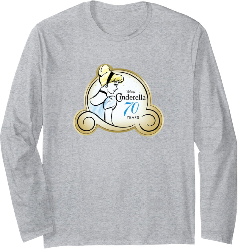 Disney Cinderella 70th Anniversary Logo Langarmshirt