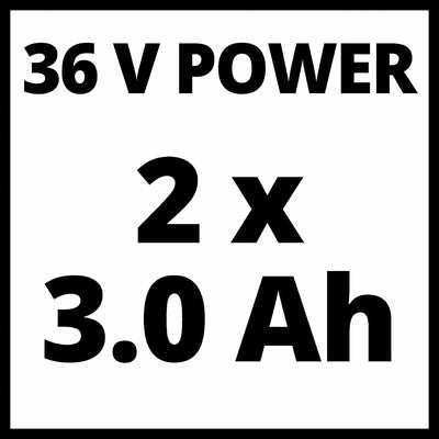 Einhell Akku-Rasenmäher GE-CM 36/37 Li Kit Power X-Change (36 V, 37 cm Schnittbreite, bis 400 m², 45