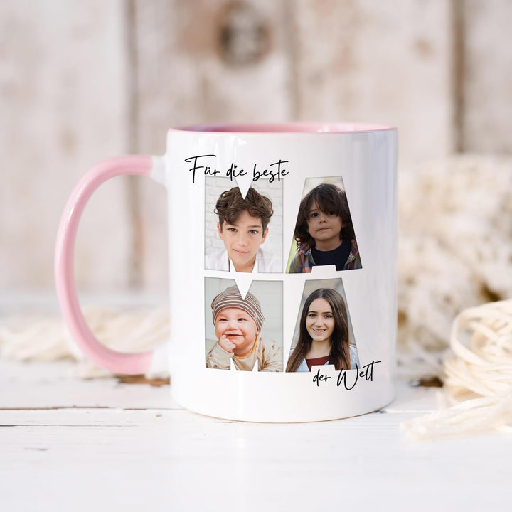 Mama Fototasse mit eigenem Bild Beste Mama Tasse personalisiertes Muttertagsgeschenk Muttertag Beche