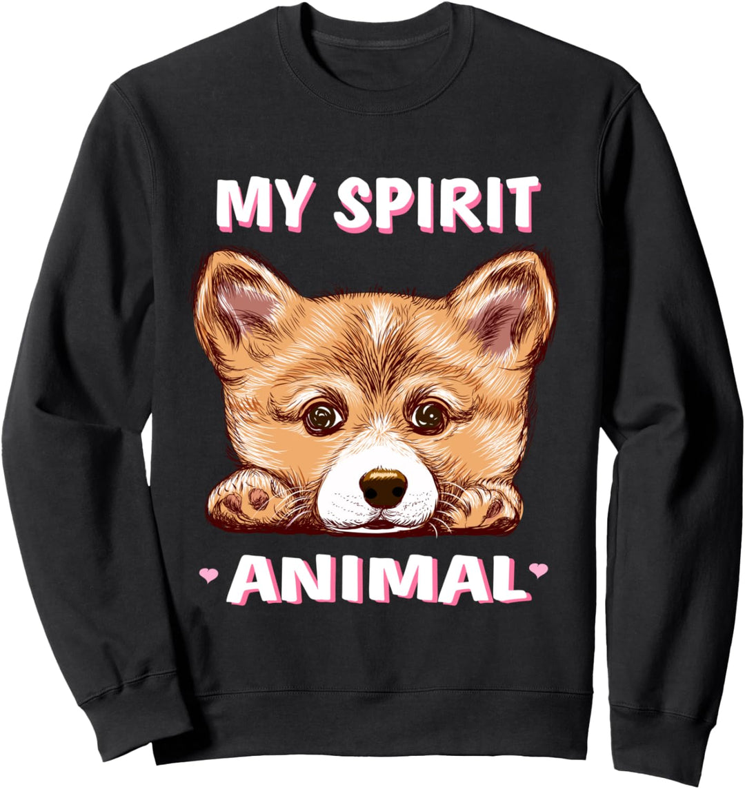 Mein Geisttier-Corgi-Hund-Fan-Geschenk Sweatshirt