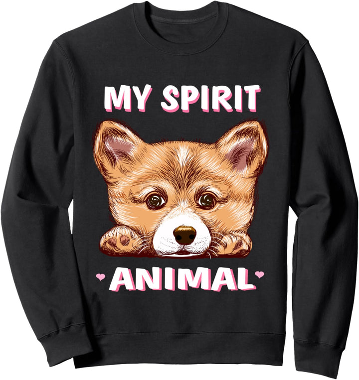 Mein Geisttier-Corgi-Hund-Fan-Geschenk Sweatshirt