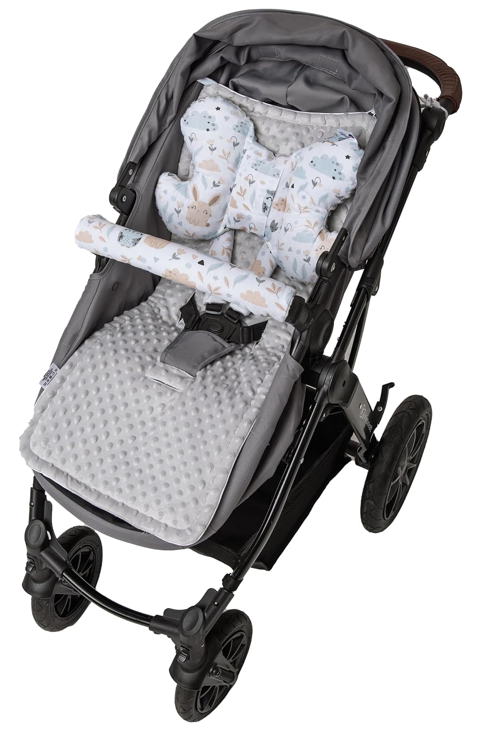 Medi Partners Universal Sitzauflage Kinderwagen &amp; Buggys Sitzeinglage Kinderwagendecke 5tgl Gurtpols