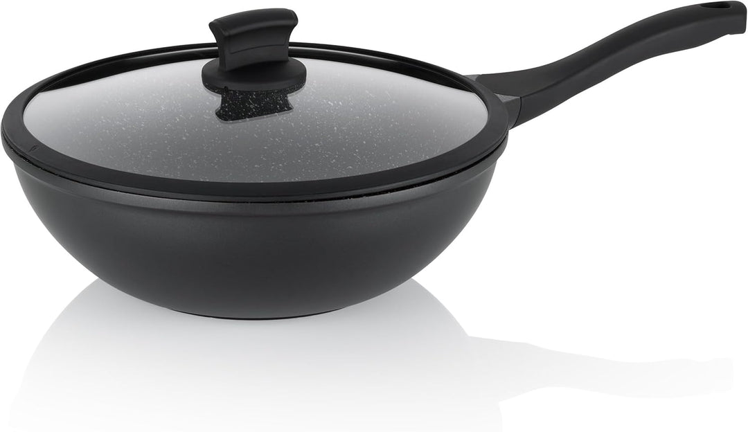 kela Wok Stella Nova, Ø 30 cm, 5 L, Aluguss, Allherdboden, antihaftbeschichtet, hitzebeständig bis 1