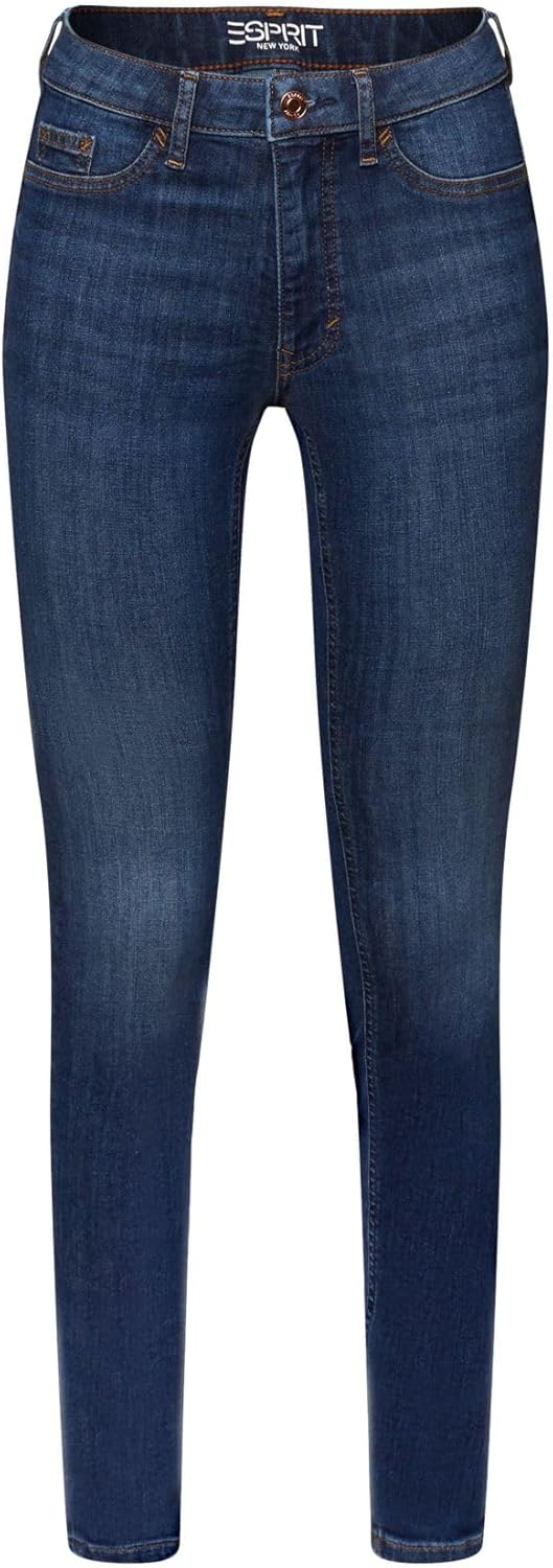 ESPRIT Damen Jeans 25W / 32L 901/Blue Dark Wash, 25W / 32L 901/Blue Dark Wash