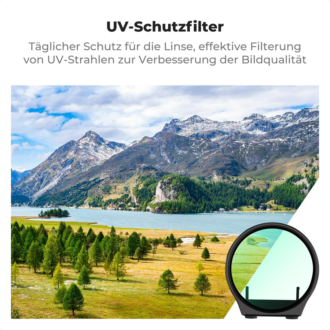 K&F Concept ND & CPL Filter Set Kompatibel mit DJI NEO, 6 stück Filter UV, CPL, ND8, ND16, ND32, ND6
