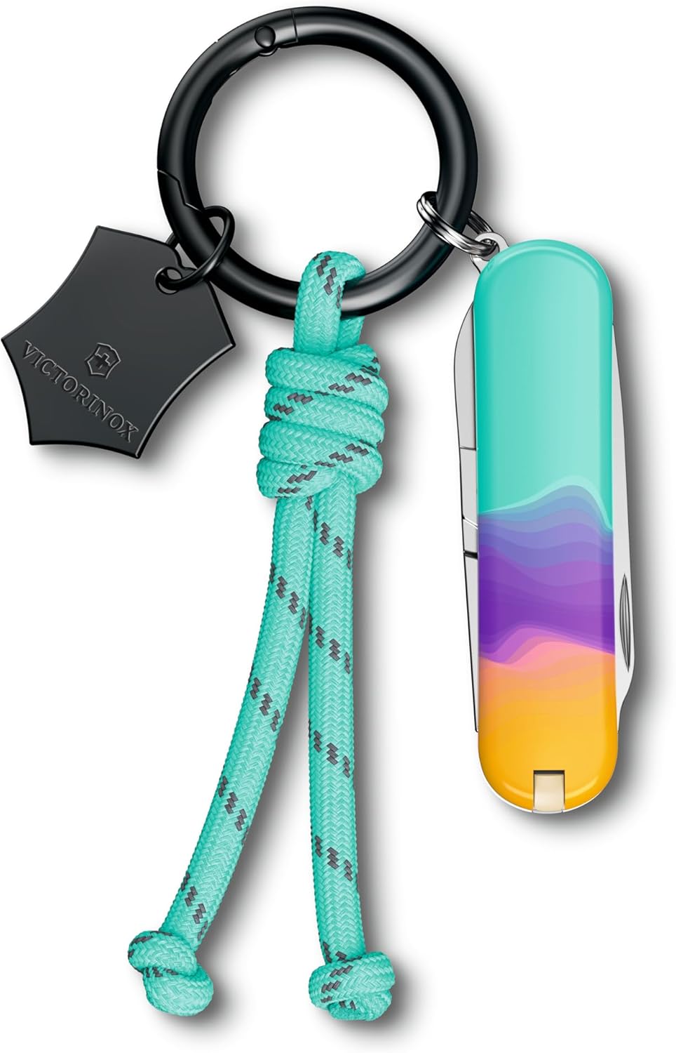 Victorinox Taschenmesser Classic SD, 7 Funktionen, Swiss Made, Multitool für Frauen, Schlüsselanhäng