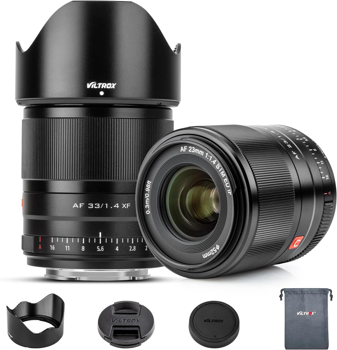 VILTROX 33mm F1.4 Wide Angle Autofocus Lenses for Fuji X Mount Camera Lenses Camera Lenses Compatibl