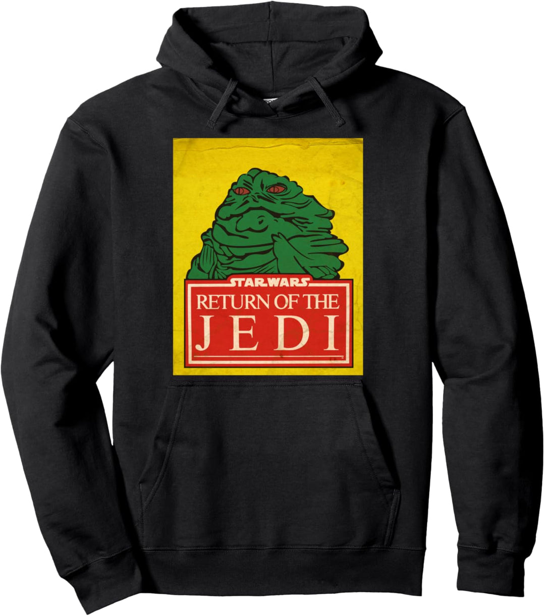 Star Wars Jabba The Hutt Cartoon Drawing Poster Pullover Hoodie