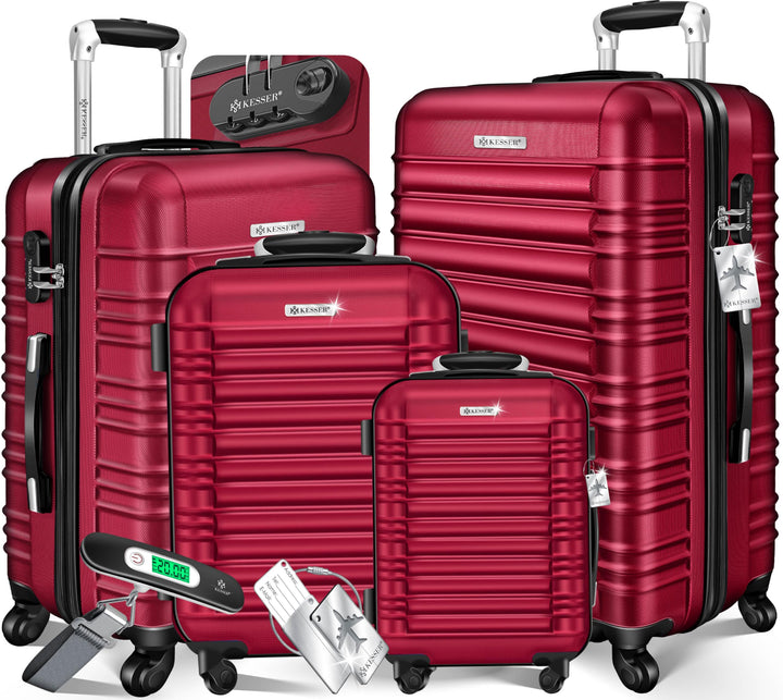 KESSER® 4tlg. Hartschalenkofferset Hard Shell Basic Hartschalenkoffer Trolley Koffer Reisekoffer Rei