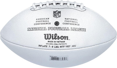 Wilson American Football NFL Duke Silver Official Single, Silver Official Single