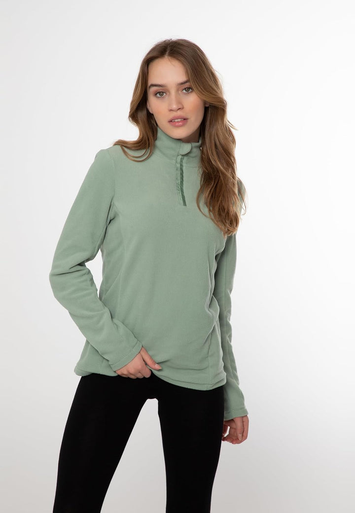 Protest Damen 1/4-reissverschluss MUTEZ 3XL Juniper, 3XL Juniper
