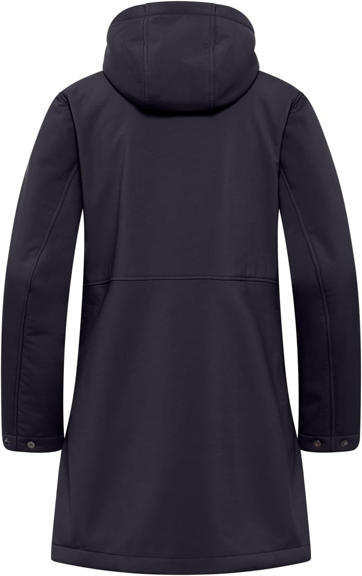 Jack Wolfskin Damen Windland Coat W Softshellmantel, XS dark navy