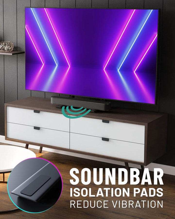 Echogear Universal Grosser TV-Ständer - Höhenverstellbarer Sockel für Fernseher bis zu 77 "- Wackelf