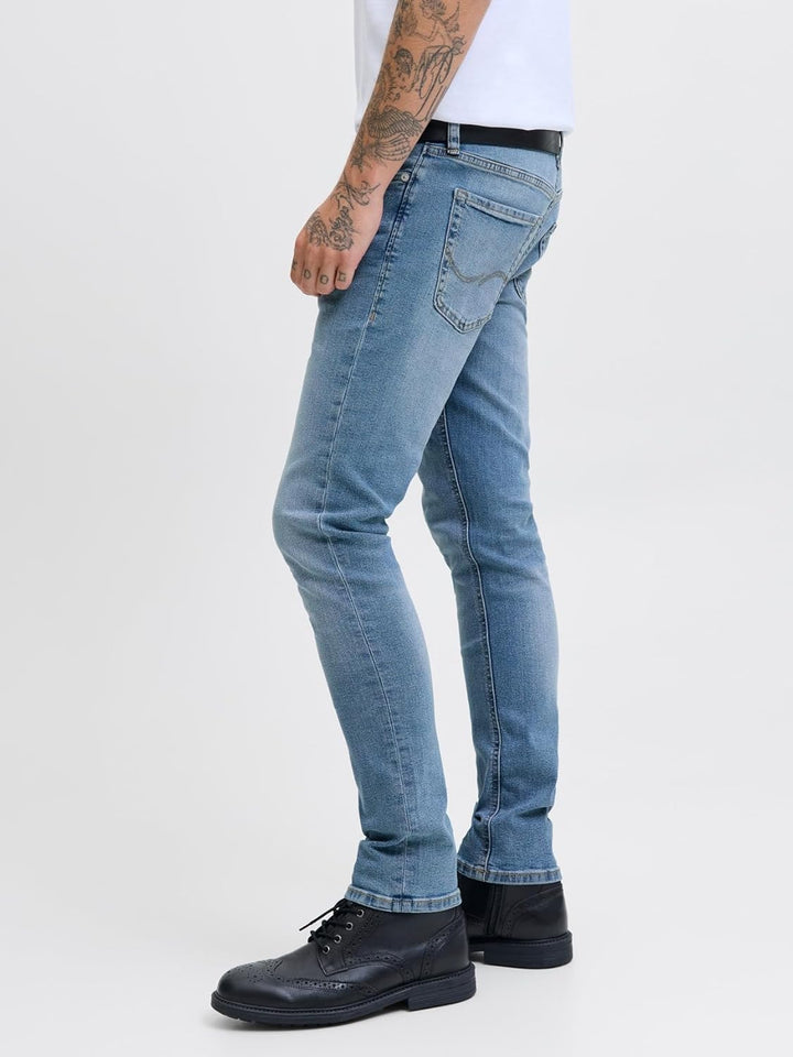 JACK &amp; JONES Male Slim Fit Jeans JJIGLENN JJICON JJ 257 50SPS NOOS Slim Fit Jeans 32W / 32L Blue Den