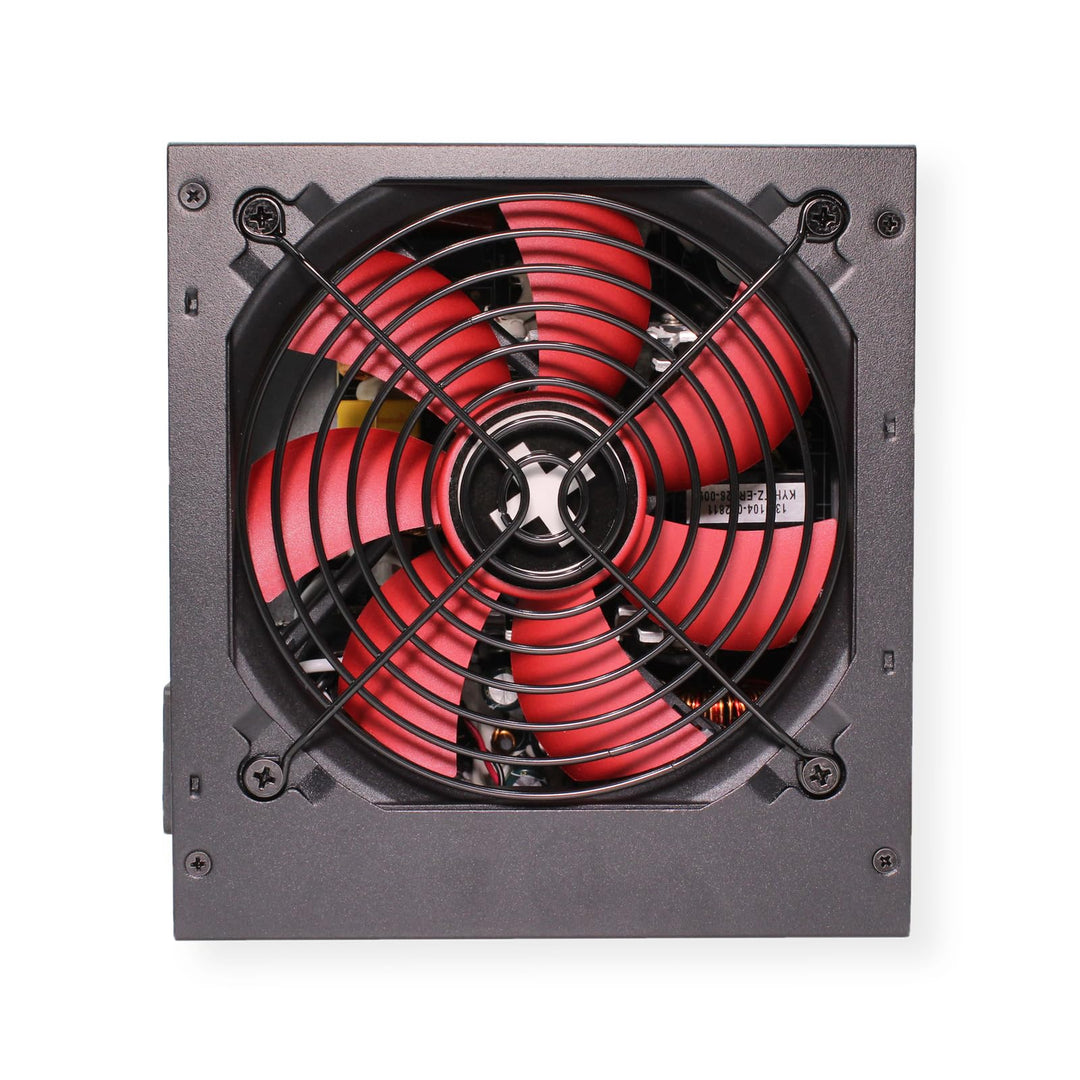 Xilence XP600R6 PC Netzteil, 600W Peak Power, ATX, rot/schwarz