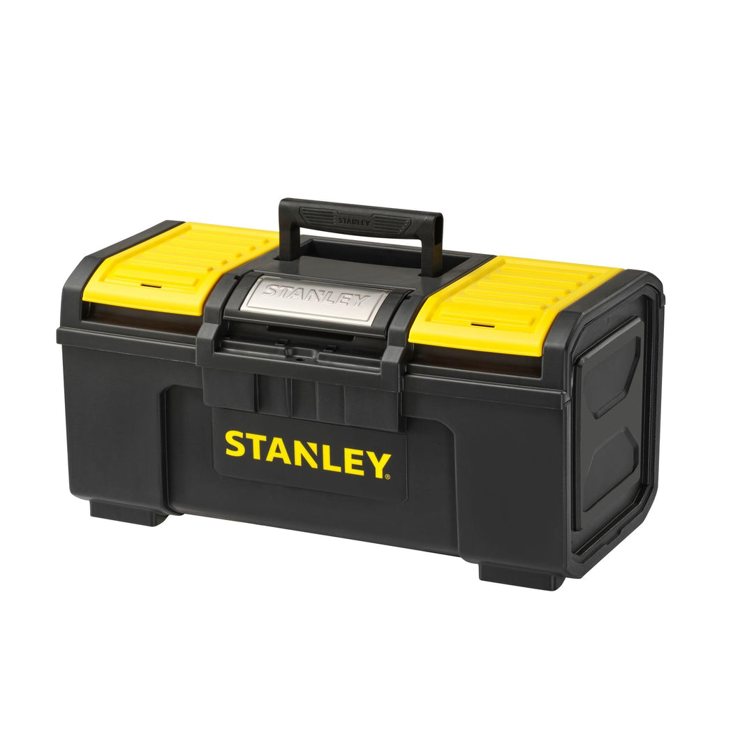 Stanley Werkzeugbox Basic (49 x 27 x 24 cm, Werkzeugorganizer mit Schnellverschluss, schwere Ausführ