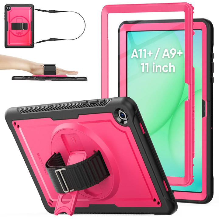 SEYMAC stock Hülle für Samsung Galaxy Tab A11+ Plus/A9+ Plus 11 Zoll 2025/2023, Stossfeste Hülle mit