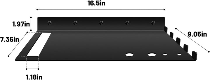 LHERUT Kettensägenregal Ständer Halter Garage Lagerung Wand Organizer, Kettensäge Wandhalterung Aufh