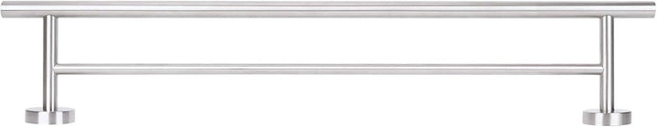 Jan Max Badetuchhalter ohne Bohren Doppelhalter für 60cm Handtuchbreite, Handtuchhalter Wand aus geb