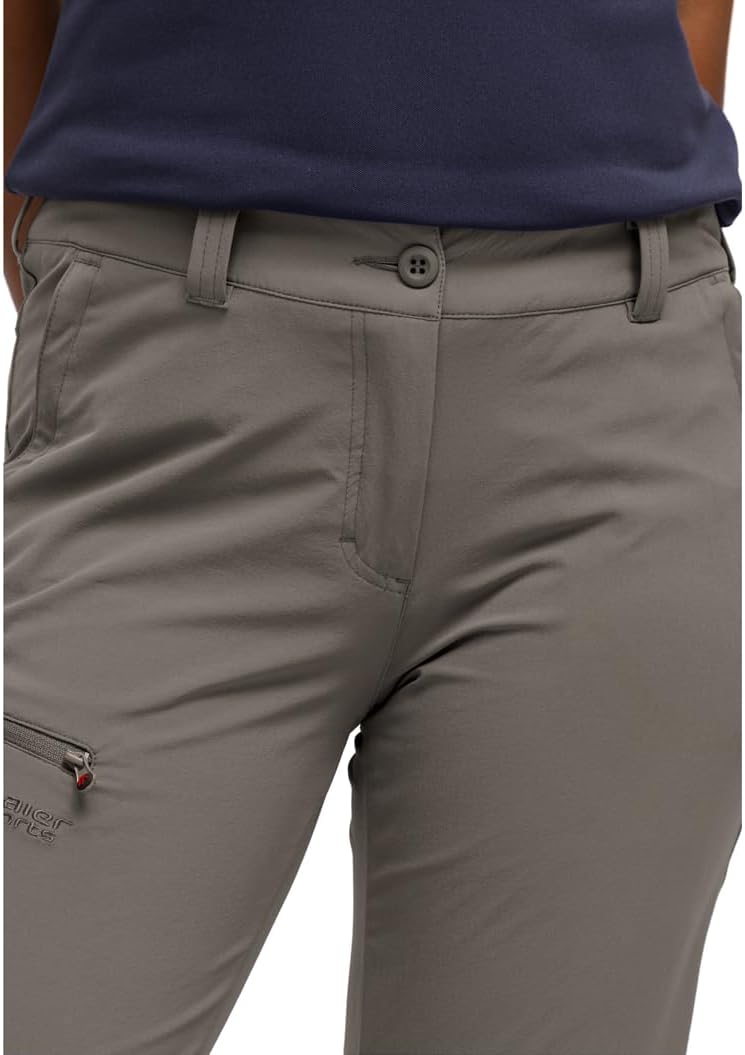 Maier Sports Damen Wanderhose Inara Slim 76 Teak, 76 Teak