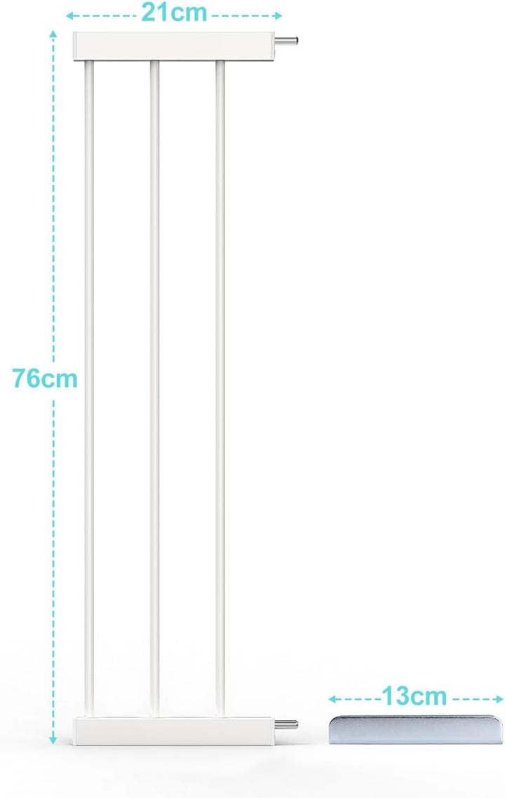 YEAUPE PRO Verlängerung 21cm für Kinderschutzgitter, Kompatibel mit Türschutzgitter & Treppenschutzg