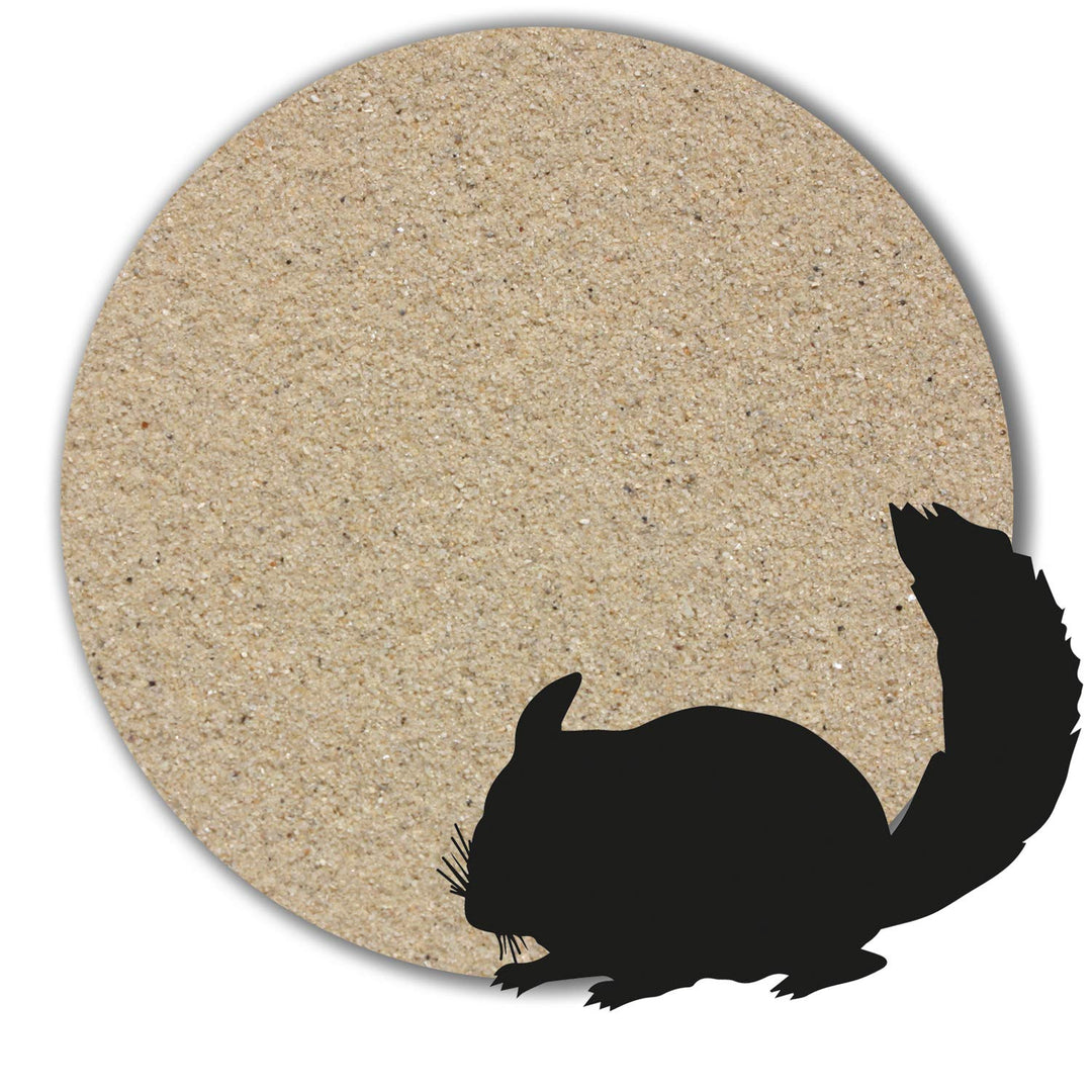 Anbobo 25 kg Chinchilla Sand Badesand hocherhitzt keimfrei samtweich beige