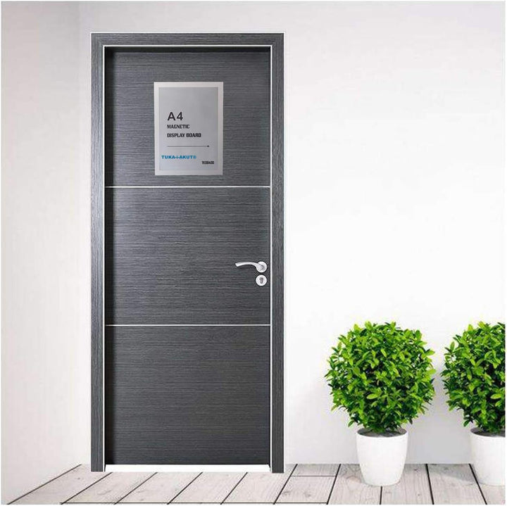 TUKA-i-AKUT 10st. A4 Info-Rahmen Selbstklebend mit Magnetverschluss, Einstecktasche Infotasche Blatt