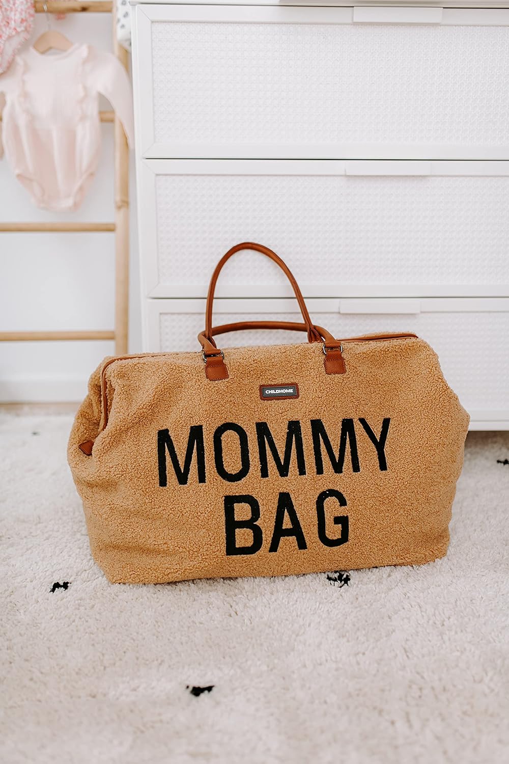 CHILDHOME, Mommy Bag, Changing Bag, Maternity, Travel Bag, Large Capacity, Changing Mat, Adjustable