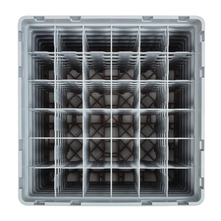 Cambro Camrack 36 Comp Glasregal mit 6 Verlängerungen, Beige, 2 Stück