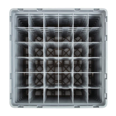 Cambro Camrack 36 Comp Glasregal mit 6 Verlängerungen, Beige, 2 Stück