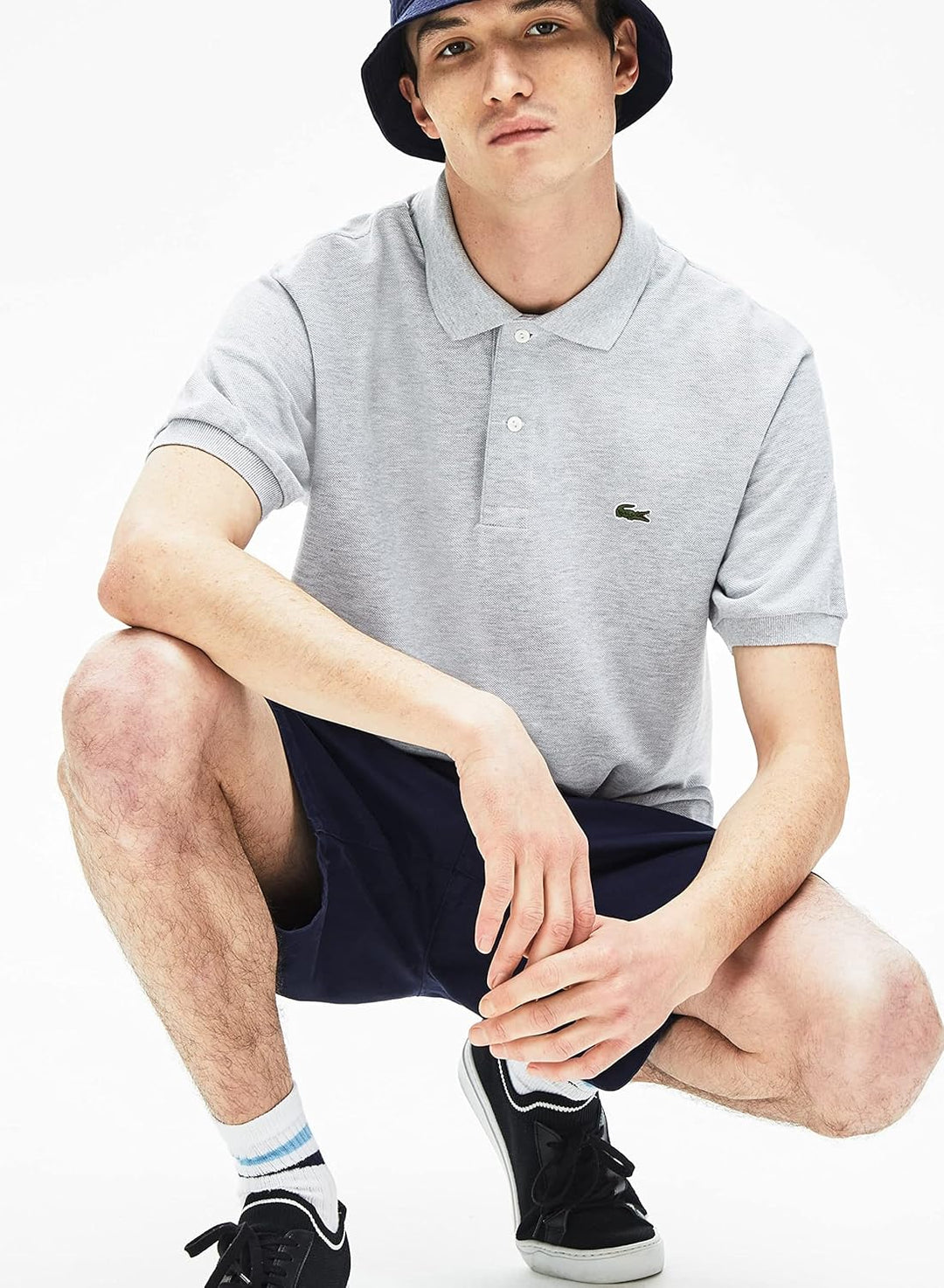 Lacoste Herren Poloshirt XS Silver Chine (Cca), XS Silver Chine (Cca)