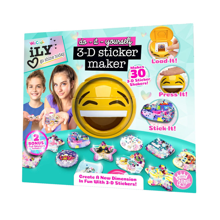 ACTIVITY KINGS ILY DIY 3D-Aufkleber Maker