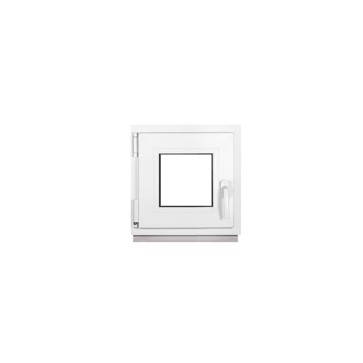 Kellerfenster Fenster Kunststofffenster Weiss Breite x Höhe 70 x 70 cm (700 x 700 mm) 2-fach (32 mm)