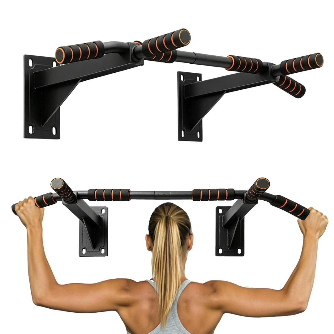 Klimmzugstange Wandmontage, Mehrfach Griff Chin-Up-Bar für Heimtraining mit 200 kg Tragfähigkeit, Wa
