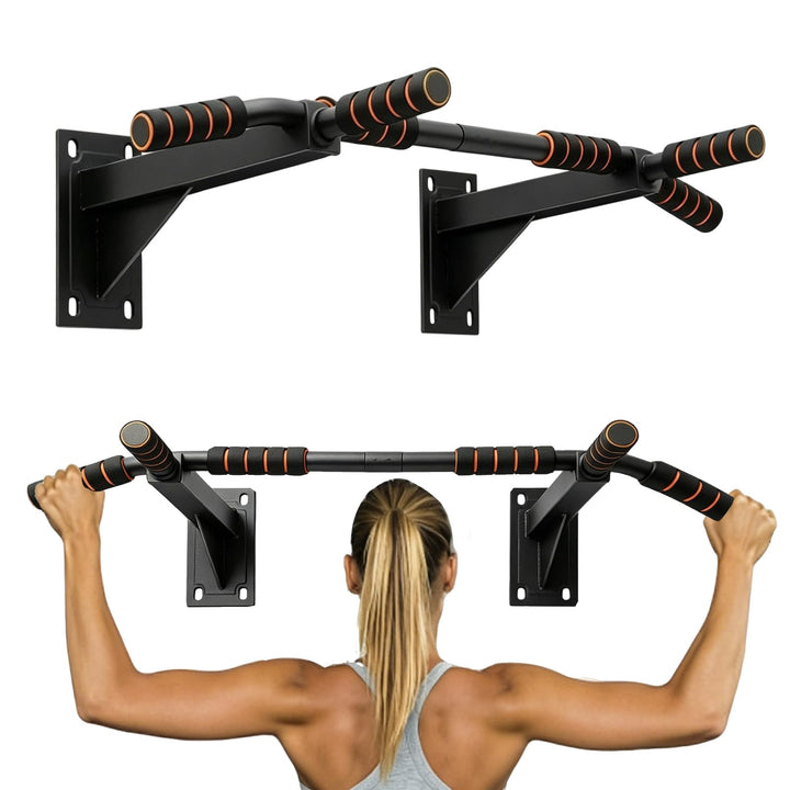 Klimmzugstange Wandmontage, Mehrfach Griff Chin-Up-Bar für Heimtraining mit 200 kg Tragfähigkeit, Wa