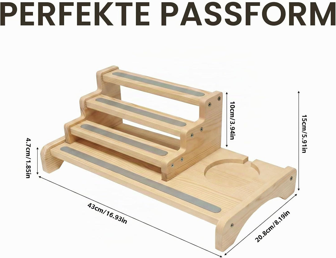 3-Tier Regal für Tonie-Figuren, Tischregal für Toniebox 1/2, Aufbewahrung von Tonies Figuren &amp; Chara