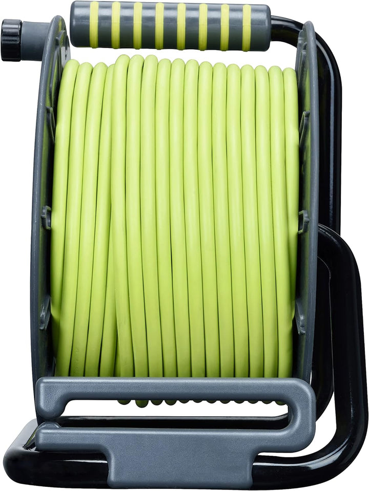 Masterplug Pro-XT Kabeltrommel 20 Meter, 4 EU Schuko-Steckdosen, Verlängerungskabel 16 A, Thermoschu
